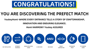 Youkeyomi الأكثر مبيعًا من النحاس الصلب متعدد الوظائف مفتاح دخول الدخول بدون مفتاح خصوصية مرور الباب الدائري الدمي مقبض قفل مقبض الباب - Product Image 6