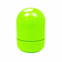 Pot en plastique violet hermétique anti-odeur avec bouchon sécurité enfant 100 ml pour concentrés, suppléments, capsules, herbes et fleurs