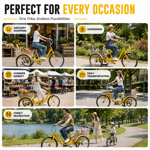 Tricycle cargo à châssis ouvert WOWI à propulsion humaine, taille 24, pour les acheteurs européens et américains - Product Image 5