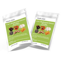 Private Label OEM Reishi Paddenstoelenextract Poeder ISO Biologisch Gecertificeerd 50% Polysacchariden Vacuüm Verpakt 100G 3.5 OZ Sachets