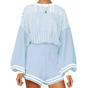 طقم رسمي مخصص عالي الجودة مع جيب كبير ، طقم ملابس عمل نسائي بزر واحد مكون من قطعتين/ - Product Image 2