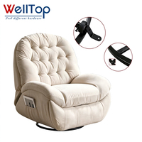 Nouveautés : Quincaillerie de mobilier en métal, Mécanisme pivotant à 360 degrés, Base pivotante et cadre de support pour fauteuil inclinable et canapé relax