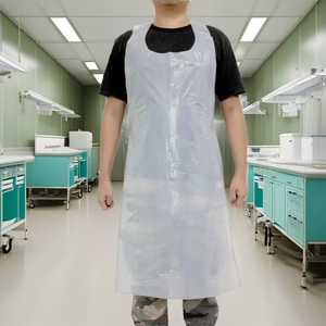 Kangle <b>Disposable</b> Sleeveless Lightweight HDPE/LDPE Waterproof Oil-Resistant for Hospital Medical Plastic <b>Apron</b> - Product Image 6