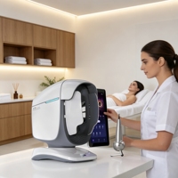 Système d'imagerie cutanée 3D IA commercial, analyseur de peau, analyseur d'hydratation et de pores, détecteur de taches UV, scanner facial