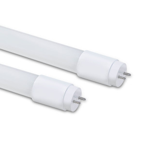Banqcn Tubo <span class=keywords><strong>LED</strong></span> T8 de Vidrio de 4FT 18W Híbrido A+B 3 en 1 Compatible con Balasto y Bypass, Luz de Reemplazo <span class=keywords><strong>Fluorescente</strong></span> de Una o Dos Extremidades - Product Image 1