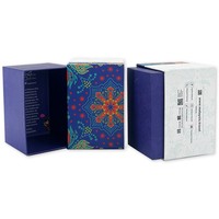Scatola Rigida Artigianale Orientale Personalizzata con Cassetto, Cartone 1200gsm con Codice QR Scansionabile per Branding di Regali Turistici Professionali