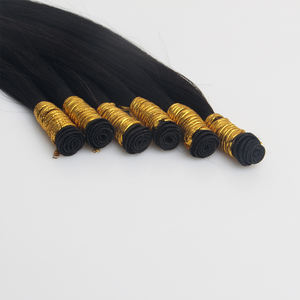 Недорогие, выровненные, бесшовные, натуральные, двойные волосы Remy, русские человеческие волосы, гениальные, ручная работа, удлинители, плетение, высокое качество - Product Image 2