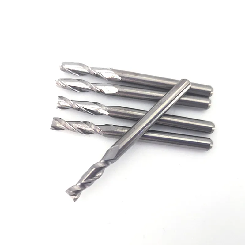 JR135 cnc tools wholesale 6mm carbide drill bits 2 flutes end mill router bits for wood