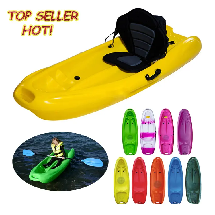 Bán Hot Top Người Bán 6 Feet 1 Người 2021 Trẻ Em Mới Câu Cá Kayak Thuyền Với Mái Chèo Phụ Kiện Nhà Máy Sản Xuất Bán Buôn