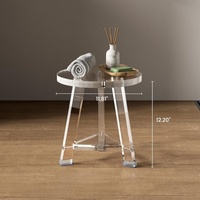 Tabouret de douche en acrylique à coins arrondis facile à assembler pour salle de bain, banc de douche transparent, pour se préparer, imperméable, antidérapant, design moderne