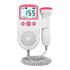 Draagbare Babyfoon Foetale <span class=keywords><strong>Doppler</strong></span> 3.0Mhz Ultrasound Prenatal Hartslag Detector Baby Hartslag