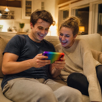 Console de jeu portable 500 en 1, système d'exploitation Android, batterie 1200 mAh, jeux rétro classiques, mode 2 joueurs, connexion TV, lecteur portable