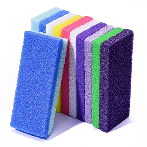 Éponge ponce rectangulaire double face en PU pour les pieds, éliminateur de peaux mortes, exfoliant pour les soins des pieds, vente en gros - Product Image 4