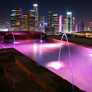 Fontana Danzante Moderna DEWY in Acciaio Inossidabile di Lusso, Effetto Onda Scintillante, Getto d'<span class=keywords><strong>Acqua</strong></span> Musicale per Piazze Centrali Cittadine - Product Image 5