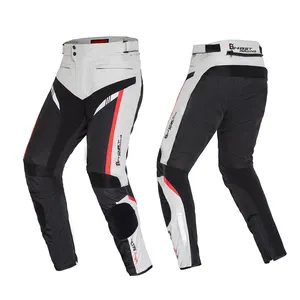 Pantaloni da motociclista da strada da uomo che cadono pantaloni protettivi da moto da corsa con protezioni cursori pelli da moto