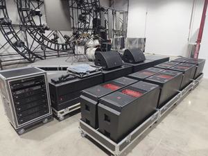 مكبر صوت خطي مزدوج 12 بوصة طراز Pro-3123 ثلاثي الاتجاهات للتأجير في الفعاليات الكبيرة ونظام الصوت للدي جي - Product Image 5