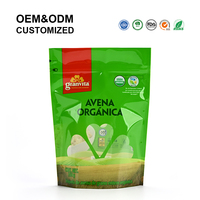 Sachets refermables personnalisés avec logo, écologiques, de qualité alimentaire, à fermeture éclair, résistants à l'humidité, pour céréales, snacks, gelées, sacs Mylar