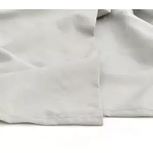 Parure de draps double Vianney Grey 400TC 100% coton, sans plis, literie pour la maison, 4 pièces - Product Image 6