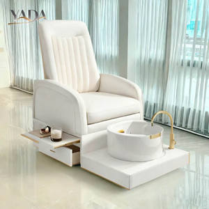 Sillón de Manicura y Pedicura de Diseño Original, Cómodo, Color Blanco, con Lavabo para Pies, para Centro de <span class=keywords><strong>Spa</strong></span> - Product Image 2