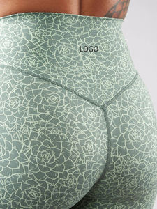 Leggings de <span class=keywords><strong>Yoga</strong></span> Personalizados 2022 con Estampado de Aloe para Entrenamiento en Gimnasio y Deporte - Product Image 6