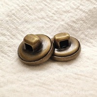 Boutons en métal laiton vintage personnalisés gaufrés, recouverts de tissu écologique, pour vestes en jean et vêtements en cuir – Grande Vente