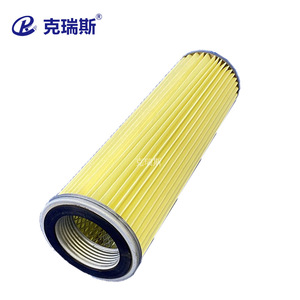 Elemento de filtro de aire Kres A005 de tela no tejida plisada para filtro de polvo de compresor de aire - Product Image 3