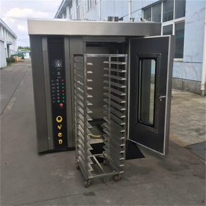 Horno Rotatorio Industrial Eléctrico para Panadería, Horno Rotatorio Comercial <span class=keywords><strong>de</strong></span> 16 Bandejas, Precio <span class=keywords><strong>de</strong></span> Horno para Pastelería - Product Image 4