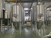 Cuve de Fermentation Conique en Acier Inoxydable 100L 200L 500L Certifiée CE pour Brassage Artisanal