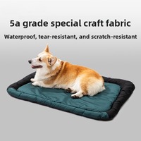 Coussin de canapé pour animaux de compagnie en tissu Oxford, tapis rafraîchissant d'été pour chiens et chats, petites et grandes tailles, vente en gros transfrontalière, motif uni, niche pour chien