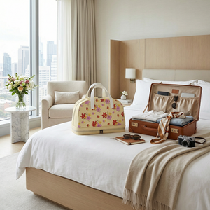 <span class=keywords><strong>Sac</strong></span> de voyage multifonctionnel pour le golf, en cuir de qualité supérieure, avec fermeture éclair, design portable, 47x23x30cm, grande capacité, compartiment à chaussures - Product Image 6