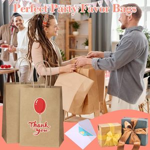 Cadeau recyclable pour petite entreprise fait à la main kraft différentes tailles <span class=keywords><strong>prix</strong></span> sac à provisions en papier personnalisé avec poignée - Product Image 5