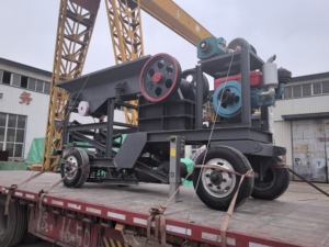 Concasseur à mâchoires 200, 15 tonnes par heure, concasseur de pierres mobile avec moteur AC, machine de concassage portable à haute efficacité - Product Image 4