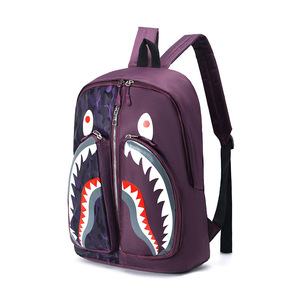 Mochilas Escolares Oxford con Estampado de Grafiti Único de <span class=keywords><strong>Bape</strong></span> <span class=keywords><strong>Shark</strong></span> al por Mayor, Bolsas Personalizadas para Adolescentes, Mochilas Escolares para Niños - Product Image 1