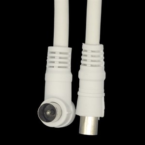 Câble de connexion TV Tongshuo 1,5 m, fil en acier plaqué cuivre blanc, utilisation pour antenne audio-vidéo - Product Image 2