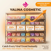 Éponge de maquillage en forme de goutte d'eau Yalina avec logo personnalisé OEM, sans latex, hydrophile, douce pour les pores, extensible, lavable, finition aérographe, œuf de beauté