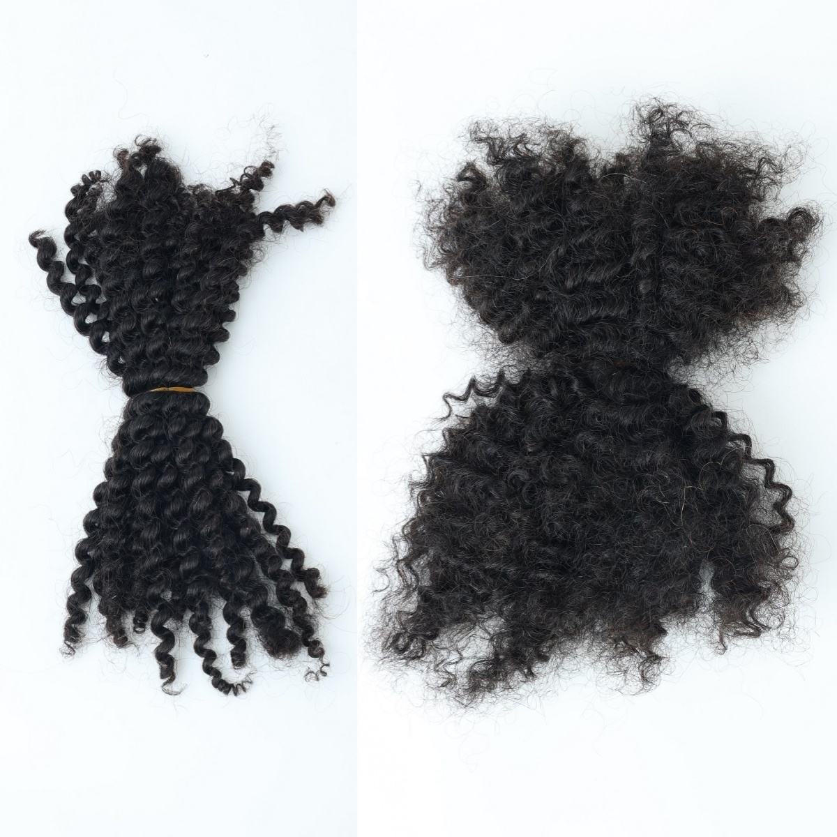 ผมแอฟโฟรคิงกี้จำนวนมาก