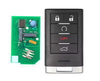 Clé de voiture de remplacement pour Cadillac, télécommande 315 MHz ASK PCF7952A HITAG2 46 CHIP FCCID M3N5WY7777A, compatible CTS STS 267F-5WY7777A