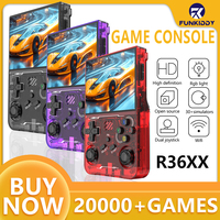 Console de jeu portable R36XX, écran HD de 3,5 pouces, double joystick, 3000 mAh, console de jeu vidéo rétro, prend en charge deux joueurs