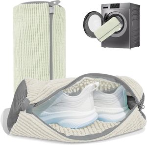 Sac de lavage pour chaussures en polyester Aofeite, réutilisable, lavable, pliable, 39x19cm, logo personnalisé pour usage domestique - Product Image 6