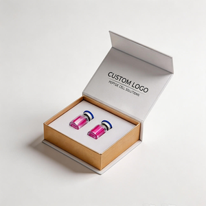 Advanced <b>Small</b> Molecule Peptide Essence Rigid <b>Box</b> Packaging Custom Logo Four-Color Printing Cosmetic Gift <b>Box</b> - Product Image 2