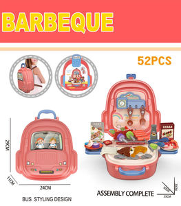 Ensemble de jeu BBQ 52 pièces avec sac de rangement, jouet réaliste pour faire semblant de griller, kit éducatif de jeu de rôle pour enfants - Product Image 3