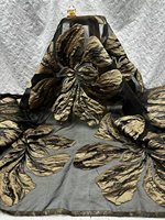 NI.AI Nouveau design Tissu en dentelle damassée bleu sarcelle brodé Jacquard pour robes de soirée et de mariage LY6153
