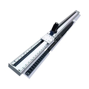 Module de glissière linéaire QIGE robuste avec crémaillère à roulements pour PLC, pour truss de robotisation au sol/suspendu, guide de bras robotique <span class=keywords><strong>7</strong></span>ème axe - Product Image 1