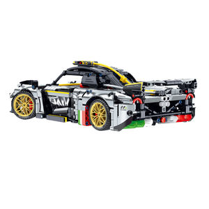 IM.MASTER 9814 Voiture de course super haute technologie Paganis <span class=keywords><strong>Zonda</strong></span> R Modèle Briques Puzzle Jouet Anniversaire pour enfants Ensembles de blocs de construction - Product Image 2