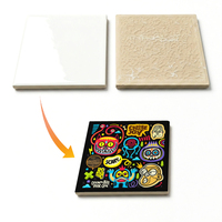 Carreaux de céramique à sublimation de haute qualité, carreaux de transfert photo enduits pour plaques commémoratives, décoration intérieure, fournisseur en gros