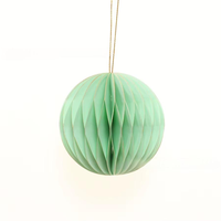 Décorations de fête de fin d'année style Instagram : mini-ornements, décorations de fenêtre de supermarché, décorations de plafond, boules en papier suspendues en nid d'abeille