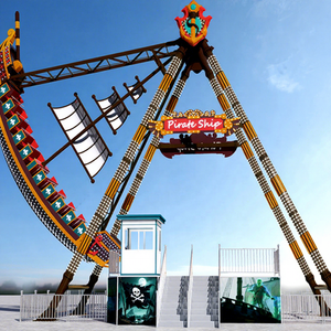 Atracción de Parque de Diversiones en Venta: Emocionante Barco Pirata de Fibra de Vidrio con 40 Asientos - Product Image 1