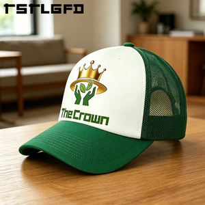 Custom Logo 6 Panel Foam Trucker Hat Wholesale Bulk Printed Mesh Back <b>Cap</b> Structured Hard Front <b>Winter</b> Beach Hip Hop - Product Image 2