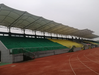 Toit de tribune de football en acier adapté à la salle de sport du stade de football/au gymnase de basket-ball/au badminton