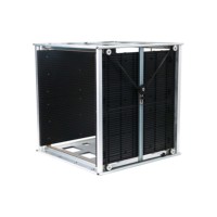 Porte-revues ESD à entraînement par courroie pour circuits imprimés |   535x460x563mm |   Largeur de ceinture réglable |   Support conducteur en métal et plastique à 50 couches